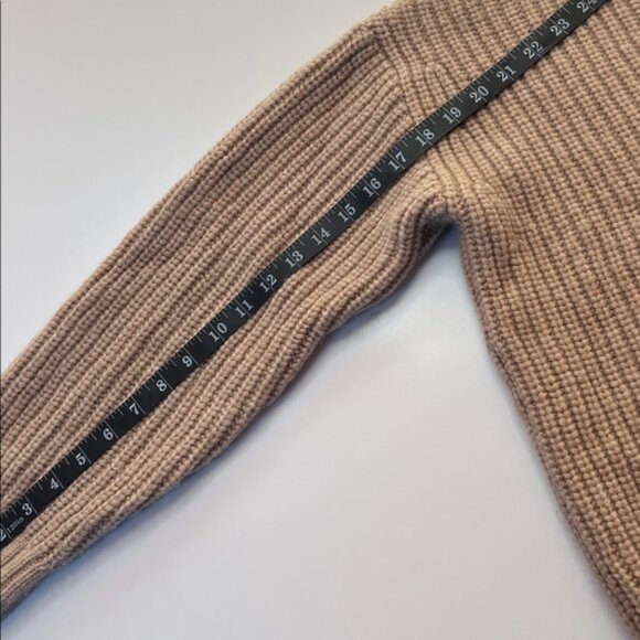Anine Bing knit sweater wool alpaca Beige Turtleneck jumper neutral minimal XS - Picture 13 of 13